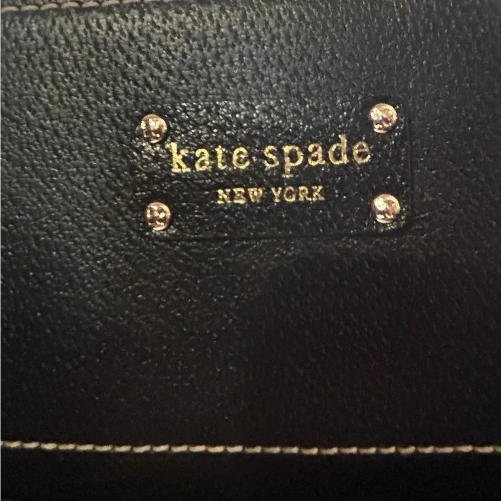 Kate Spade New York Wellesley Maeda Black Pebbled Leather Satchel NWOT